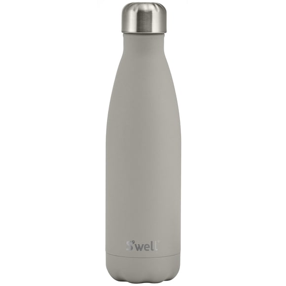 Botella de agua S'well de acero inoxidable 500 ml Lunar Grey con aislamiento al vacío