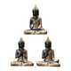thumbnail image 2 of 3x Estatuas De Buda Zen Decoración Zen Decoración Feng Shui Resina Budismo Decoración De Escritorio, 2 of 3
