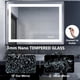 thumbnail image 2 of Espejo LED para baño Sweetcrispy, 36 x 24 pulgadas, antivaho, 2 of 3
