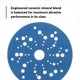 thumbnail image 3 of Disco abrasivo 3M Hookit Blue 36159 Multihole (paquete de 4), 3 of 9