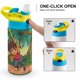 thumbnail image 4 of Go, Diego, Go Botella de Agua con Tapa Pop Top de Un Toque, Acero Inoxidable, a Prueba de Fugas, para Deportes, Botella Infantil azul 12 oz, 4 of 6
