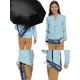 thumbnail image 3 of Paraguas de viaje repelente al viento e impermeable con funda de transporte, 3 of 6