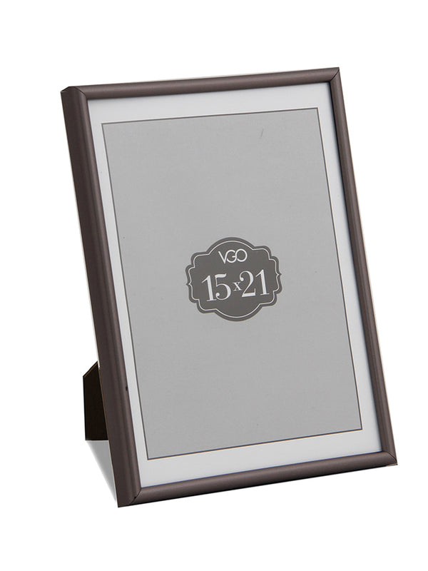 Vgo - Marco 10X15 En Plastico Metalizado Peltre