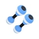 thumbnail image 5 of Pesas acuáticas Agua Acuático Fitness Barbells Deportes acuáticos Herramienta de fitness Portátil Ligero Agua Ejercicio aeróbico para entrenamientos Azul y blanco, 5 of 5