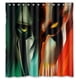 thumbnail image 1 of Cortina de ducha de Ulquiorra Cifer Kurosaki Ichigo, juego de cortina de baño con ganchos, tamaño 66 x 72 pulgadas, 1 of 3