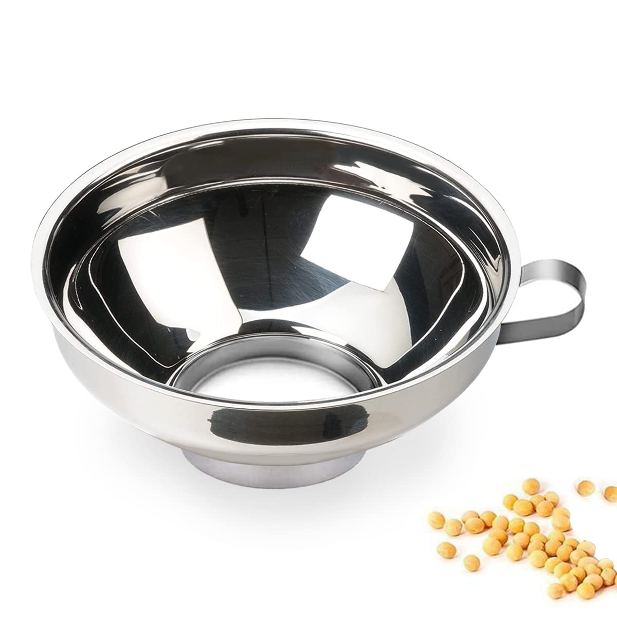 Embudo De Enlatado Cadavo De Acero Inoxidable Para Cocina De Boca Ancha