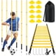 thumbnail image 1 of Set de entrenamiento de agilidad para fútbol con bastones, escalera, conos y cuerda, 1 of 7