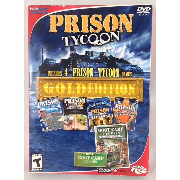 PC Juego VALUSOFT-COSMI Colección Prison Tycoon Nueva