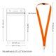 thumbnail image 3 of Lanyards WEZEBEL de 12 unidades, naranja, con cierre de seguridad y resistentes al agua, 3 of 6