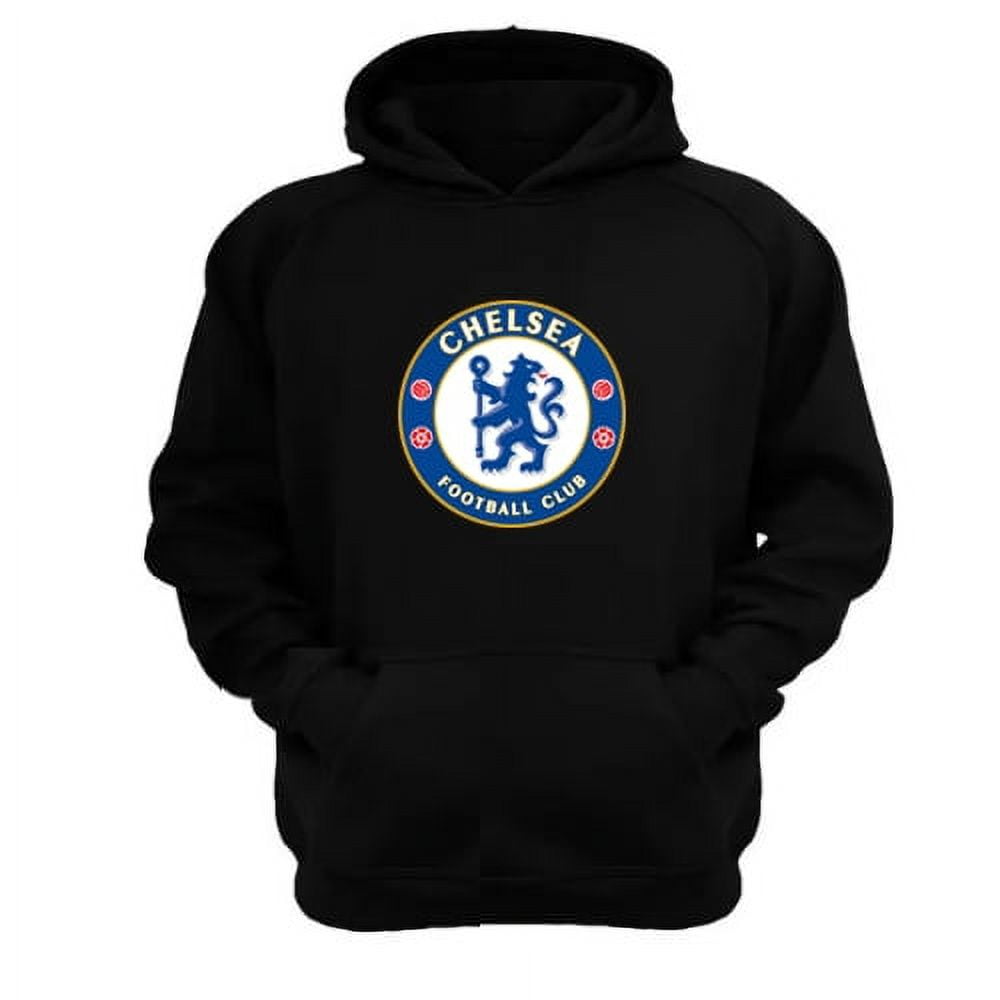 Genérico - Polerón Canguro Chelsea Negro Talla S Unisex