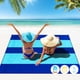 thumbnail image 1 of Manta de playa Famstar de gran tamaño, impermeable y resistente a la arena, 1 of 7