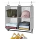 thumbnail image 1 of Organizador de armario colgante Whitmor de 4 secciones con barra para ropa, 1 of 7