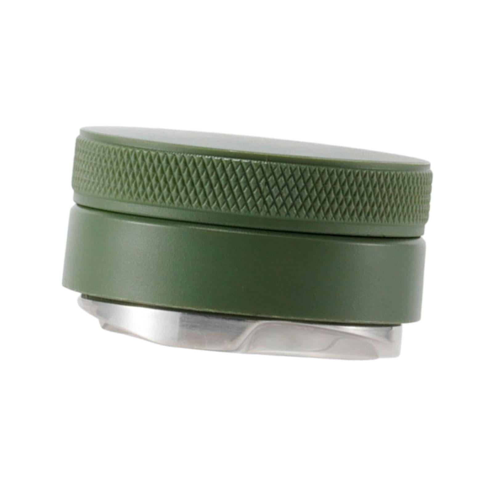 Bothyi - Dispensador De Tampones Para Café Expreso, Tres Pendientes En Ángulo Para Utensilios De Café, Piezas De Bricolaje Para El Hogar, Verde, 51mm