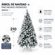 thumbnail image 2 of Arbol De Navidad Pino Nevado Frondoso 210 Cm Sds54, 2 of 3