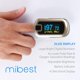 thumbnail image 2 of Oxímetro de Pulso Mibest OLED Blanco/Oro, 2 of 7