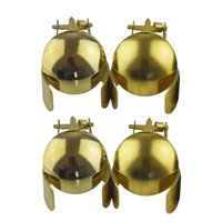 Magideal - Apagavelas Automático De Metal De 4 Uds., Herramienta De Apagado Seguro, Extintor De Incendios, Llama De Mecha Para Fiesta En Casa, Dormitorio, Dorado