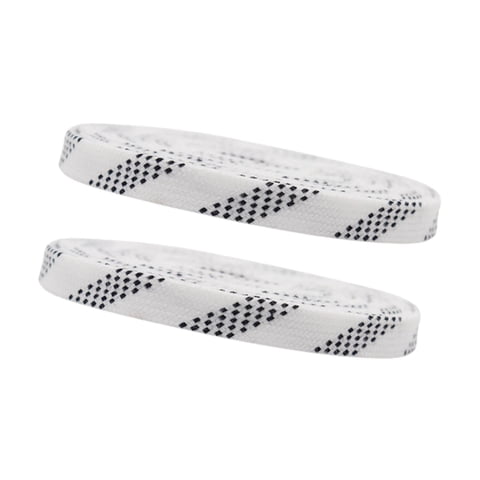 Ioensy - 1 Par De Cordones Para Patines De Hockey, Patines Artísticos, Patines Derby, 213 Cm, Color Blanco