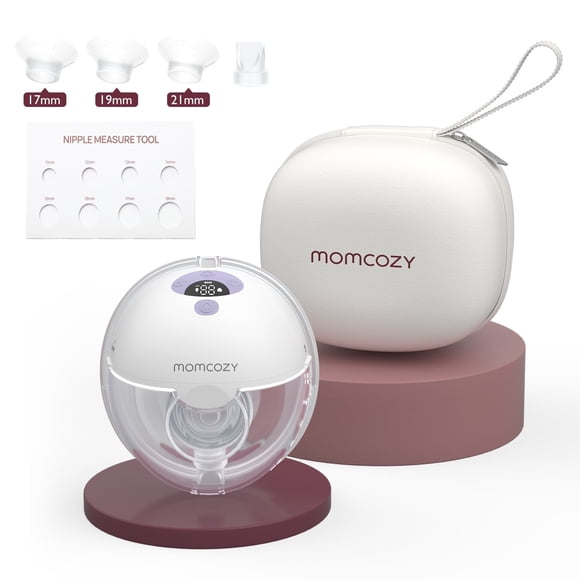 Extractor de Leche Eléctrico Momcozy M5 Wearable Morado