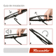 thumbnail image 5 of Plumillas Bosch Eco para Toyota Hilux 2006-2015, 5 of 6
