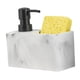 thumbnail image 5 of Dispensador De Jabón Líquido Y Soporte De Esponja Botella De Bomba De Líquido Para Encimera Blanco, 5 of 5