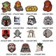 thumbnail image 2 of Juego de 15 parches bordados Lovezzr para planchar o coser, 2 of 5