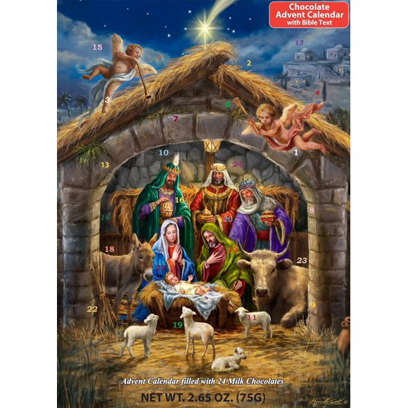 Calendario de Adviento Vermont Christmas Company In the Manger
