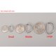thumbnail image 5 of Anillos en D CrocSee 26 mm Pack de 100 Niquelado, 5 of 7