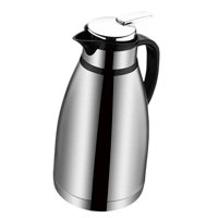 Magideal - Aislamiento Al Vacío De Doble Capa De Alta Capacidad, Doble Aislamiento, Jarra De Café Térmica De Acero Inoxidable Para Té, Oficina, Conferencia, 3L