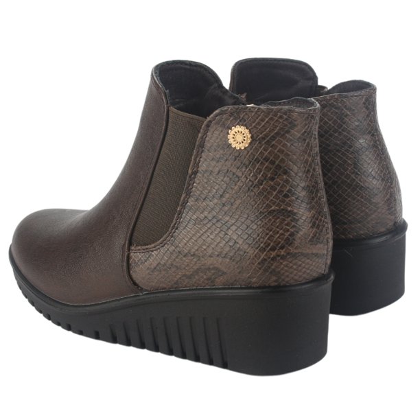 Botin Chalada Mujer Lili-1 café Casual Lider