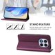 thumbnail image 3 of Funda Billetera con Soporte para Xiaomi Redmi Note 14 Pro Plus 5G Bloqueo RFID Plegable Violeta, 3 of 6