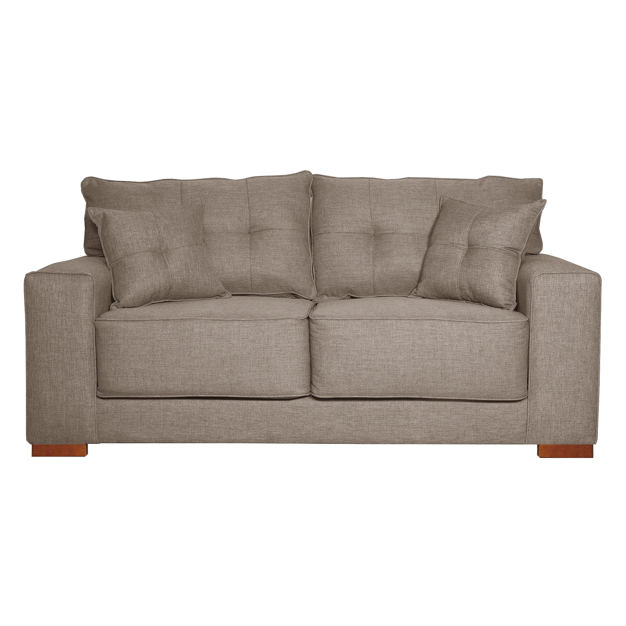 Colbox - Sofa Versa 2 Cuerpos Tela Beige