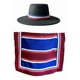 thumbnail image 1 of Manta Poncho + Sombrero Huaso, 1 of 3