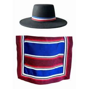 Genérico - Manta Poncho + Sombrero Huaso