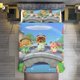 thumbnail image 2 of Animal Crossing Comforter Set 3 Pieces Quilt Cover Set Soft Bedding Sets for All Seasons, 2 of 5