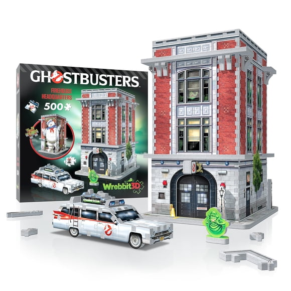 Puzzle 3D Wrebbit3D Ghostbusters Firehouse Headquarters, 500 unidades