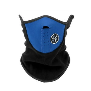 N-Ofertas - Mascara Polar Protectora Bicicleta Moto Invierno Azul