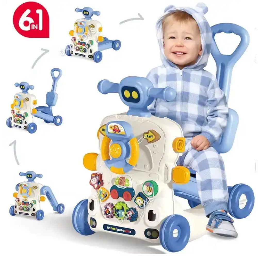 Jlg Importadora - Andador Caminador Scooter Bebé Musical Multifuncional 6 En 1