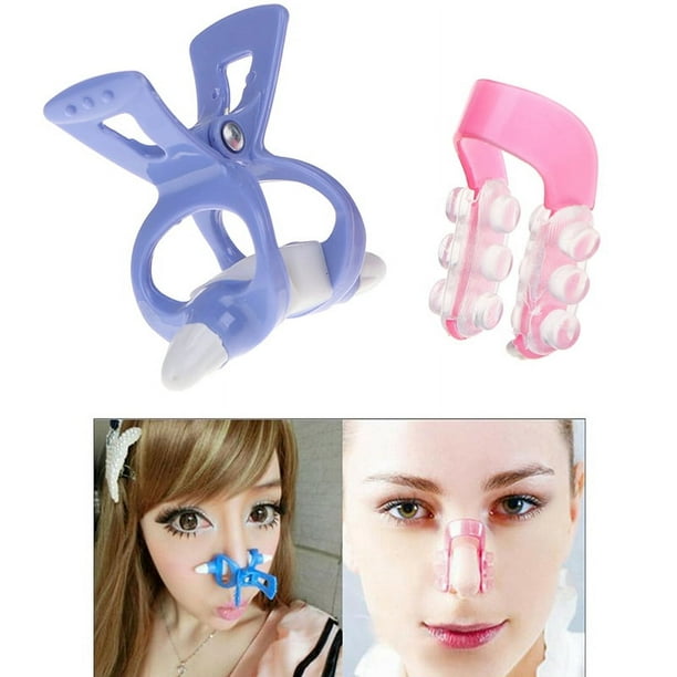 6Pcs/Set Beauty Nose Up Lifting Bridge Shaper Massage Tool No Pain Nose Shaping Clip Clipper Women Girl Massager 3 Size