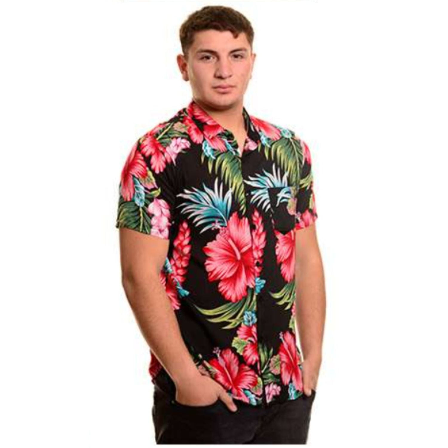 Likeshop - Camisa Hombre Guayabera Manga Corta Fashion Diseño Botones 097