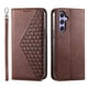 thumbnail image 1 of Funda Flip FOXDOCK para Samsung Galaxy A55 , Estilo Billetera con Diseño Rombo, Correa de Mano y Soporte, Uso Diario, 1 of 6