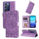 thumbnail image 4 of Funda tipo cartera FOXDOCK para Vivo Y200E 5G , diseño girasol en relieve, cuero PU, cierre magnético, soporte y tarjetero, 4 of 5