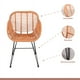 thumbnail image 3 of Pack de 4 Butacas con Apoyabrazos de Terraza Rattan Grecia Color Madera, 3 of 4