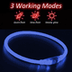 thumbnail image 4 of Collar LED para perros - Collar para perros con luz recargable por USB que brilla en la oscuridad., 4 of 6