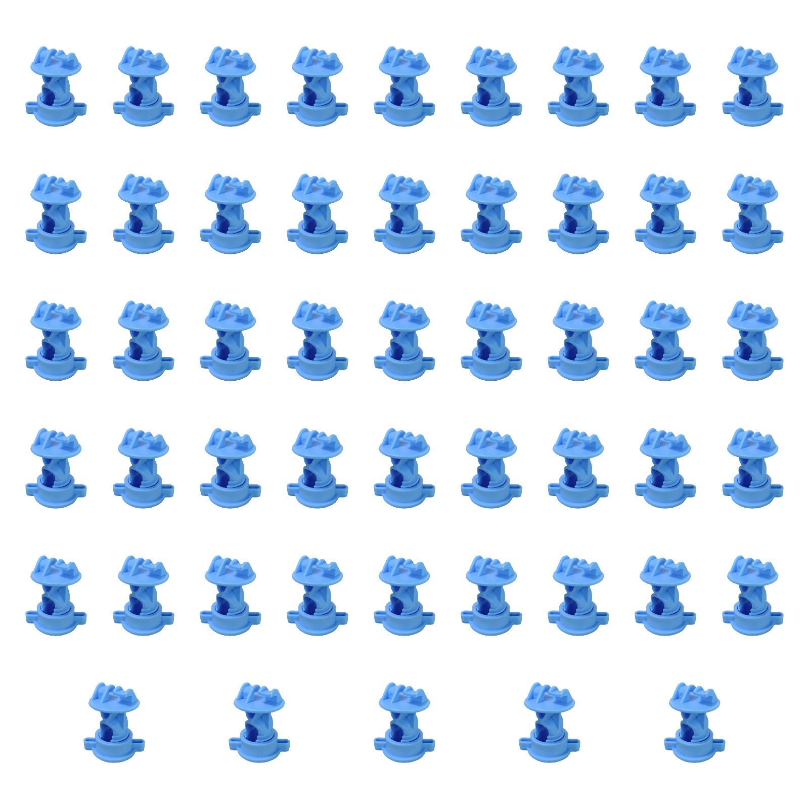 Magideal - 50 Uds. Aisladores De Cercas Eléctricas, Clips De Alambre Para Cercas, Clips De Fácil Instalación, Clips De Sujeción Para Cercas Eléctricas De Jardín Azul