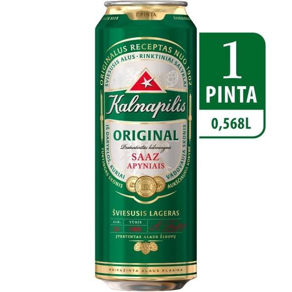 Cerveza Lager Original 5.0° Lata, 568 ml