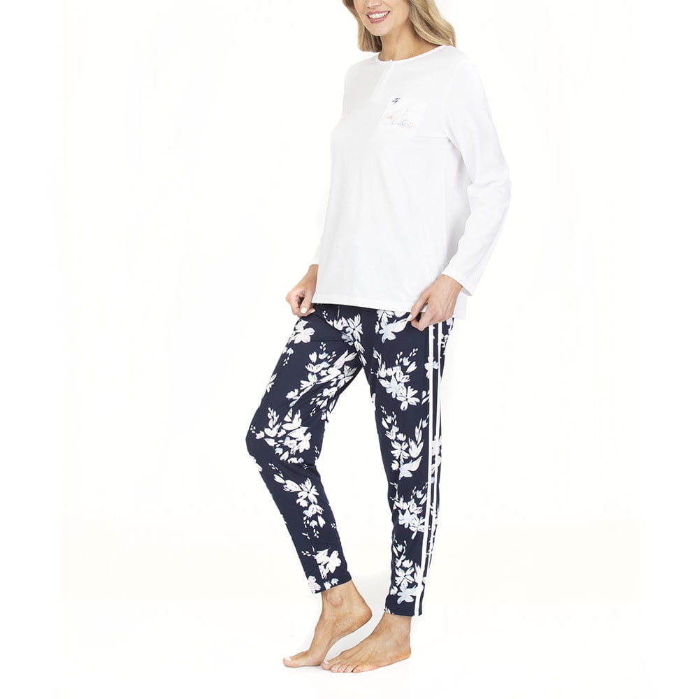 Pijama Lady Genny Encaje Y Floral