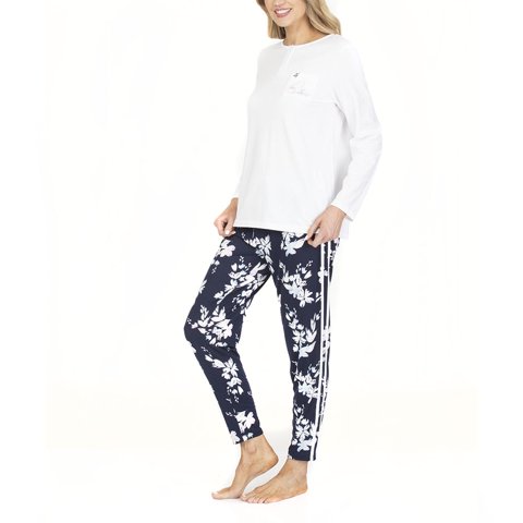 Pijama Lady Genny Encaje Y Floral