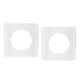 thumbnail image 5 of 2x Placa De Refuerzo Para Puerta, Placa Para Pomo De Puerta, Soporte Para Placa De Fijación Para Manija De Puerta, Color Blanco, 5 of 5