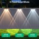 thumbnail image 2 of Luces solares para cerca Srtyuo, 3 modos de color, IP55 impermeables, paquete de 8, 2 of 7