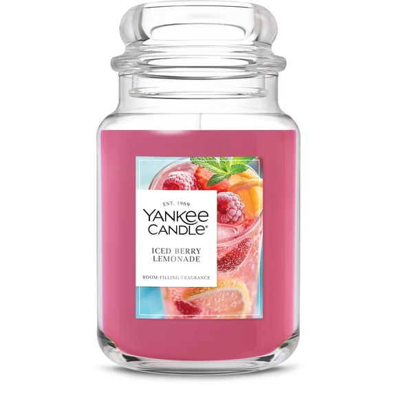 Limonada con bayas heladas Candle Yankee Candle, 622 g, tarro grande